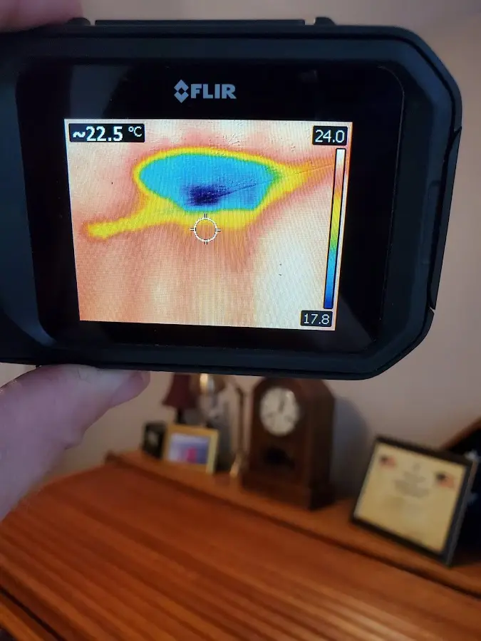 Thermal imaging inspection for water damage in Granite Bay