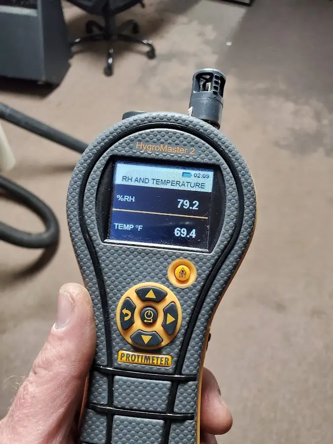 Moisture meter humidity assessment for Fire & Smoke Damage Restoration in Granite Bay