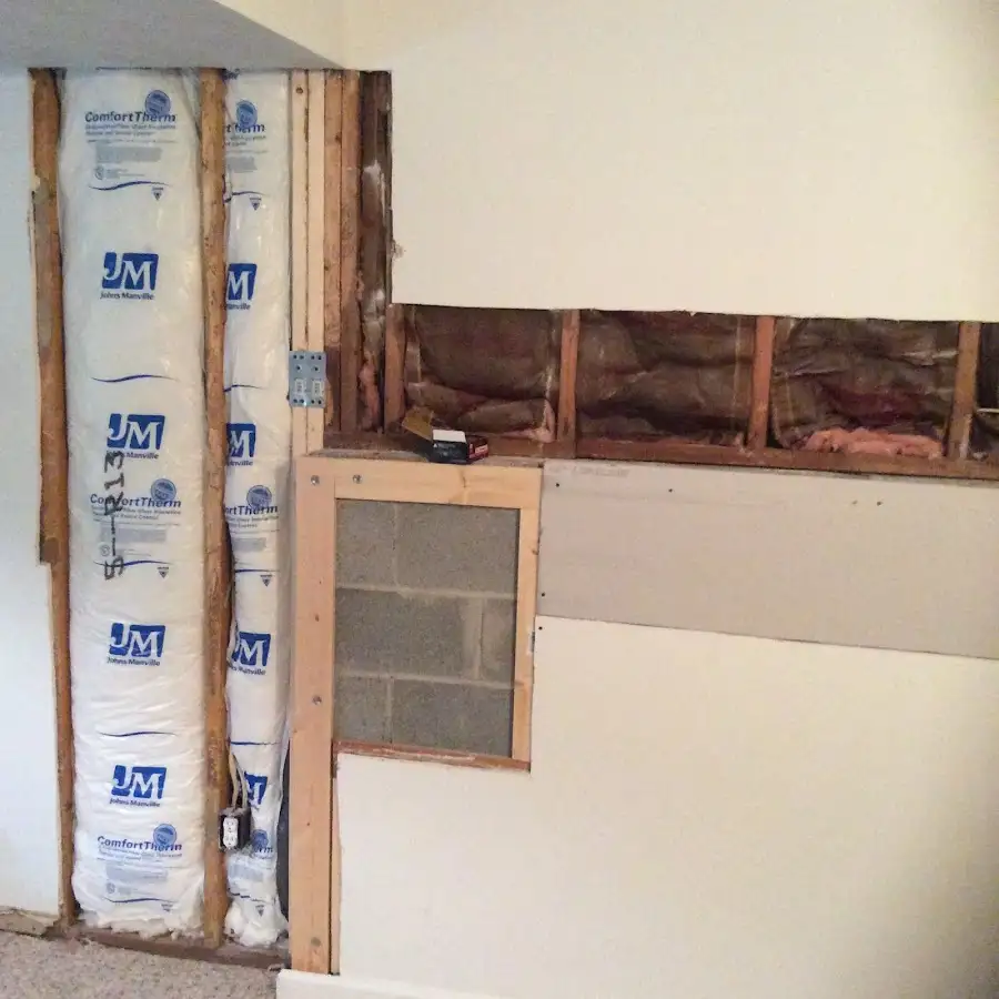Wall insulation replacement during Odor Removal & Deodorization in Granite Bay